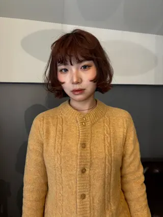 カラー Wカラー/レイヤー /ボブ/otohaのヘアスタイル