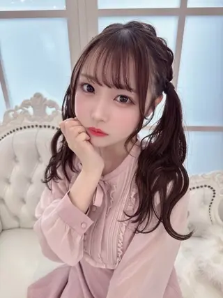 ロング 💎りあん/大須/栄 ブリーチなしWカラーのヘアスタイル