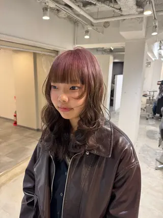 セミロング 顔周りcut・ご相談 ＝新宿しずく🇰🇷のヘアスタイル