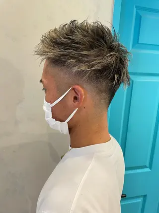 ショート カラー メンズ topstylist ユヒャンのヘアスタイル