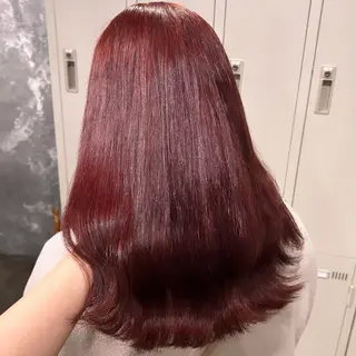 ミディアム 横浜美容室/透明感 カラー/レイヤーのヘアスタイル
