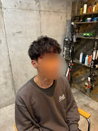 パーマ メンズ 吉田 光希のヘアスタイル