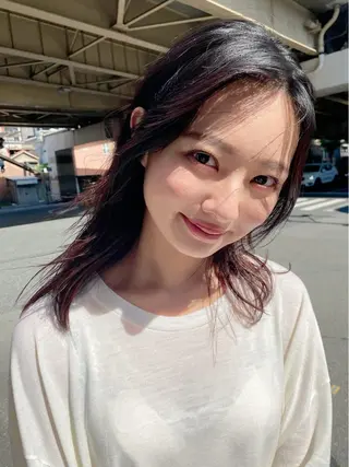 セミロング 似合わせカット レイヤー/ボブのヘアスタイル