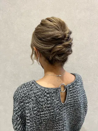 ヘアアレンジ 福島 果音のヘアスタイル