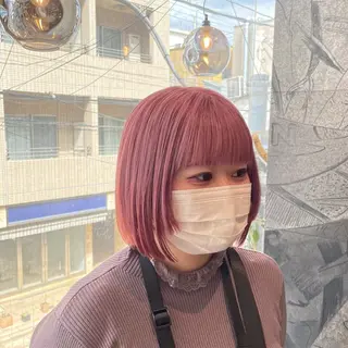 ショート カラー NATSUMI 🐻❄️🤍のヘアスタイル