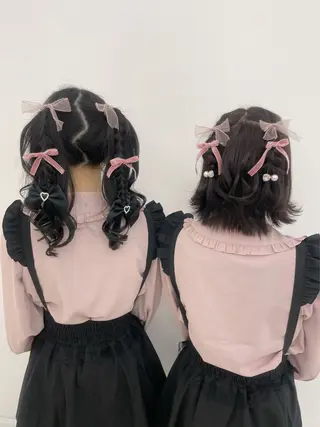 ロング ヘアアレンジ CARELLY Rukaのマツエク・マツパデザイン