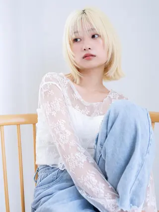 ミディアム 【EIGHT札幌】 HONOKAのヘアスタイル