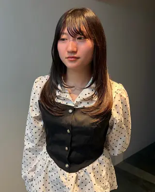 ロング 三浦 ふたばのヘアスタイル