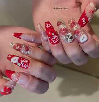 ネイル Spiky とうげ ふうかのネイルデザイン