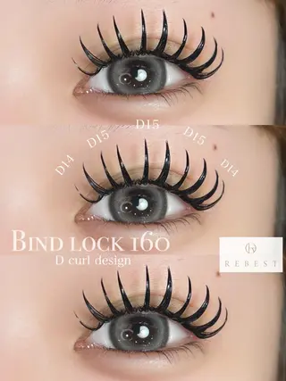 マツエク・マツパ ＲＥＢＥＳＴ ｅｙｅｌａｓｈのマツエク・マツパデザイン