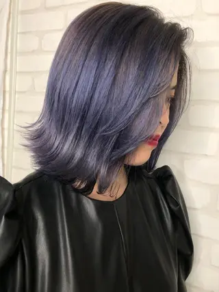 ミディアム ココルアナ 豊中美容室のヘアスタイル