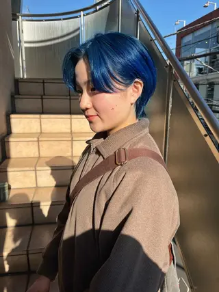 ショート ハイトーンNo.1✨ パーマ✨イマイタツヤのヘアスタイル