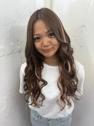 ロング 🫧miyu/艶カラ ーエクステ🫧のヘアスタイル