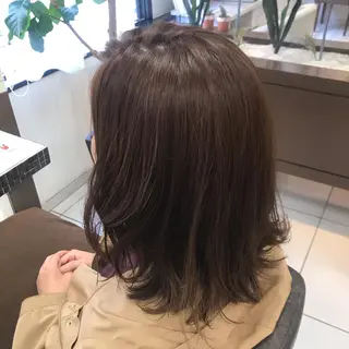 ミディアム パーマ シールエクステ✨️韓 国羽エクステ🪽和希のヘアスタイル