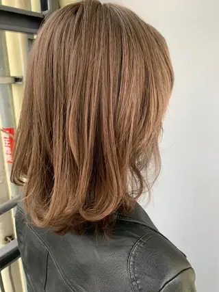 セミロング カラー 松本|似合わせ眉 ×まつげパーマ×ヘアの眉毛・アイブロウイメージ