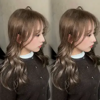 ロング カラー ainya/心斎橋 /ハイトーン/カラーのヘアスタイル