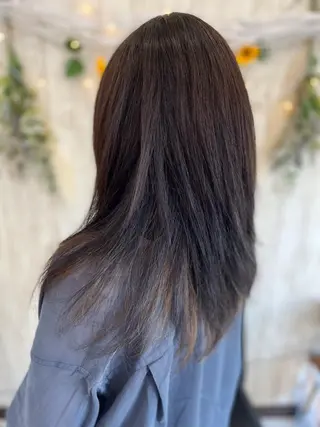 ロング カラー 工藤 麻知子のヘアスタイル