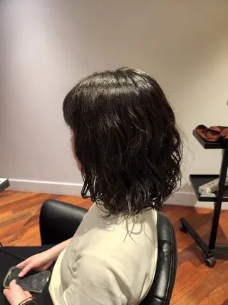 ミディアム パーマ ✨カット✨ 小田　なつめのヘアスタイル