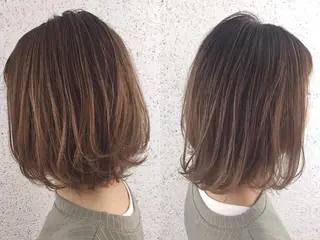 ミディアム カラー ヘアアレンジ ✨ハイクオリティ✨ 山本香也のヘアスタイル