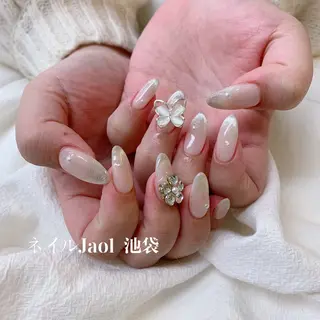 セミロング ネイルJaol 池袋のネイルデザイン
