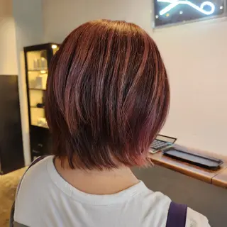 ミディアム カラー ハヤシ マユ ✂ 府中美容室のヘアスタイル