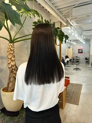 ロング カラー honoka ikegamiのヘアスタイル