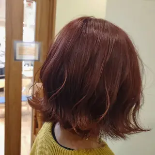 ショート カラー ヘアアレンジ TriumpH天王寺 Makoのヘアスタイル