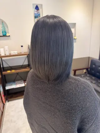 ミディアム カラー 坂井田 浩樹のヘアスタイル