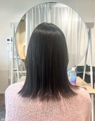 セミロング カラー Time is mummyのヘアスタイル