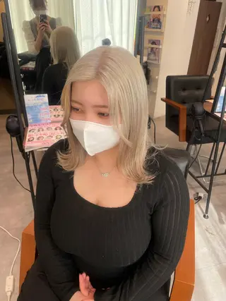 セミロング ・˚✧すずね˚✧* lucia(ルチア)のマツエク・マツパデザイン