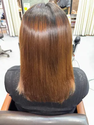 ミディアム 香芝/カラー/矯正 mari🕯️のヘアスタイル