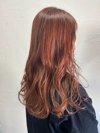 ロング カラー パーマ ヘアアレンジ 眠れるヘッドスパ✨ chacoのヘアスタイル
