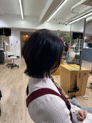 ショート 切りっぱなし/髪質 改善矯正/さやか🫧のヘアスタイル