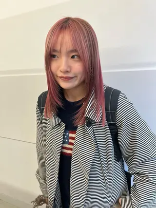 ミディアム 🩵️⋆*BASSA ゆうきのヘアスタイル