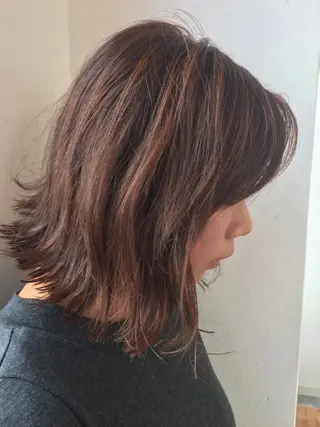 ミディアム カラー TOWA 野村　コウダイのヘアスタイル