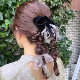 セミロング ヘアアレンジ IMARI /のヘアスタイル