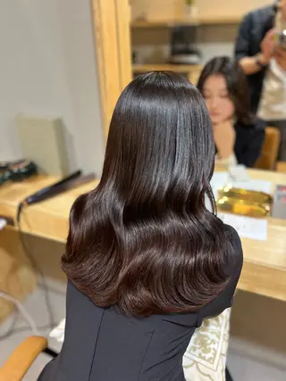 ロング カラー 神戸ボブ✂️ ioe三宮/田 伸佳のヘアスタイル