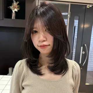 ミディアム SHICUNE /ミホのヘアスタイル