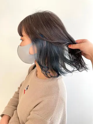 ショート カラー ayumi🌈 インナーカラー🌈のヘアスタイル