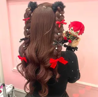 ヘアアレンジ lien eriiのヘアスタイル