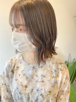 ショート レイヤー/韓国/ボブ 縮毛矯正/畠中ケントのヘアスタイル