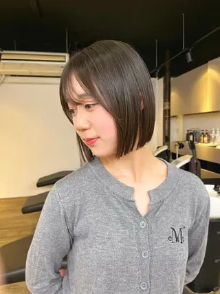 ショート 加藤好/ボブ /レイヤー/暖色🧡のヘアスタイル