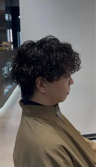 ショート パーマ 似合わせパーマ🔥 河浪  大智のヘアスタイル