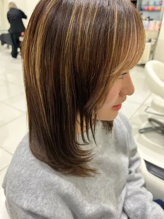 ミディアム Oops旧TABOO 早野太郎のヘアスタイル
