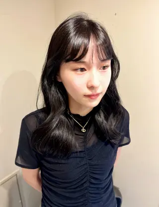 セミロング カラー ヘアアレンジ りこ 11/4空きありのヘアスタイル