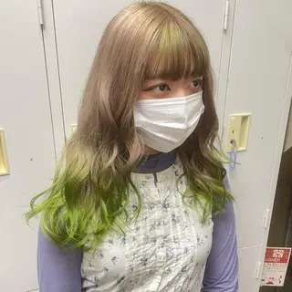 ロング カラー ゆう🫧 透明感/ハイトーンのヘアスタイル