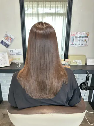 ロング パーマ 若泉 真梨のヘアスタイル