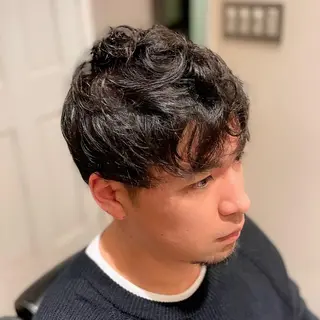 ショート パーマ メンズ ヨリソイhair salon所属・浦添メンズ 経験20年／のヘアスタイル