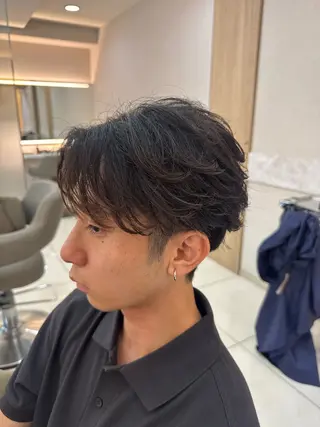 ショート パーマ メンズ メンズカット∕パーマ ∕縮毛矯正∕廣井永輝のヘアスタイル