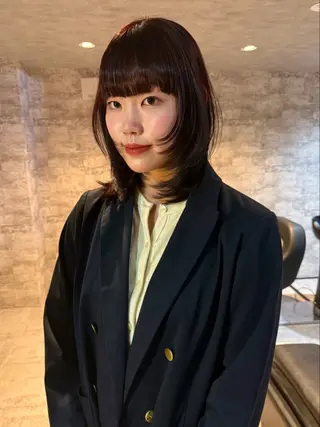 ミディアム カラー パーマ mai / linoah˚✧のヘアスタイル